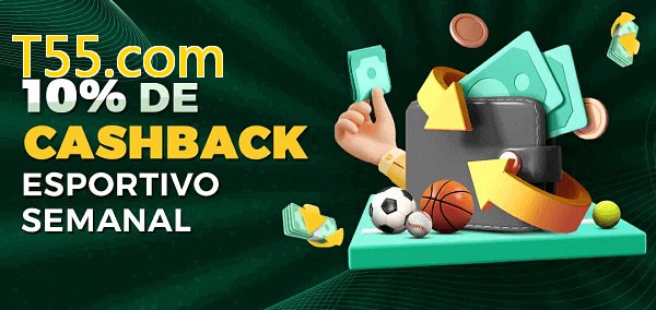 10% de bônus de cashback na T55.com